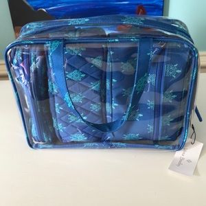4 piece Brand new Vera Bradley Cosmetic Organizer